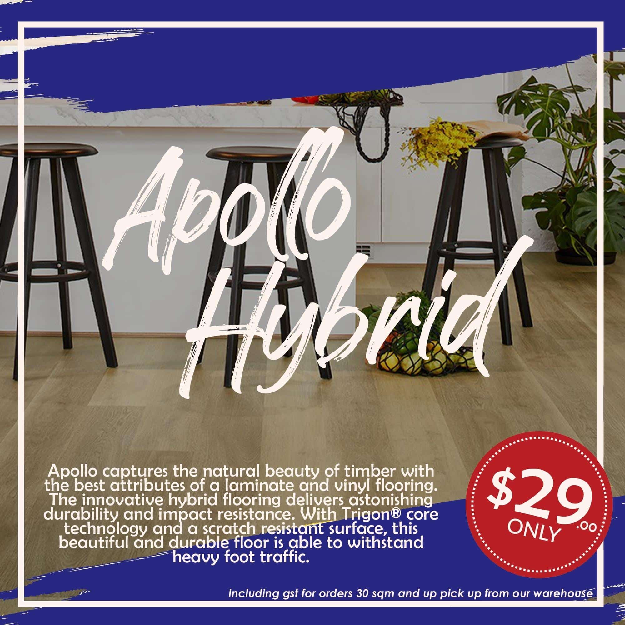 Image presents Laminate Flooring and Apollo Hybrid