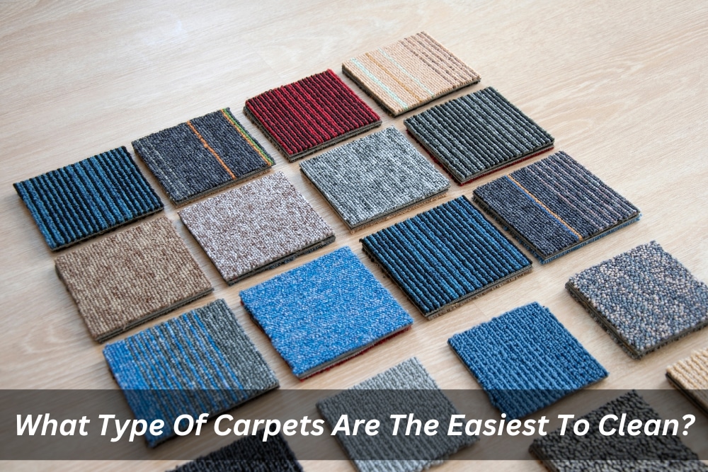 Image presents What Type Of Carpets Are The Easiest To Clean - Different Types Of Carpet Tiles