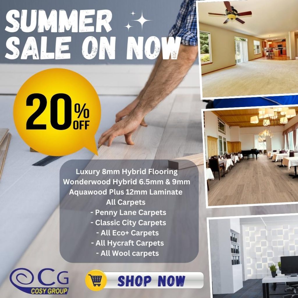 image presents flooring sale