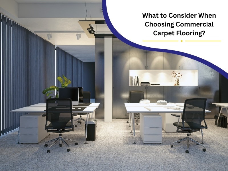 Office fit-out featuring tips for choosing commercial carpet in Australia.